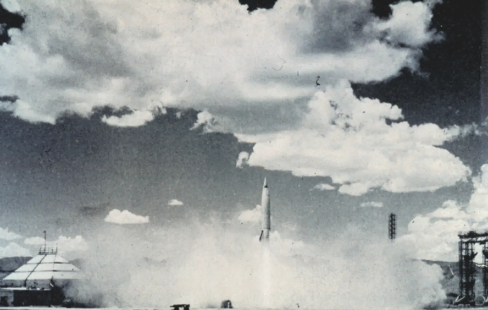 Start rakiety V-2 z poligonu White Sands